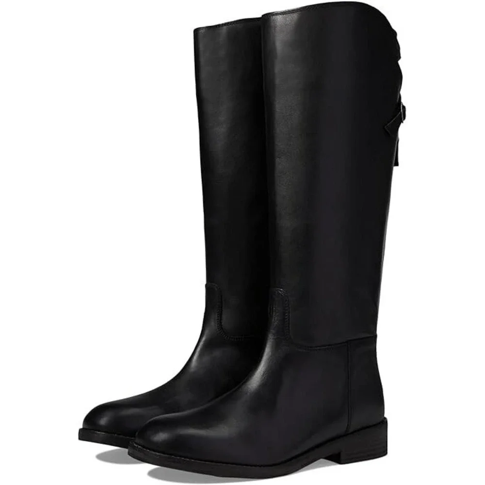 Free People™ (Women's 6.5‎ M) (EU 37) Everly™ Equestrian Boot in Faded Black